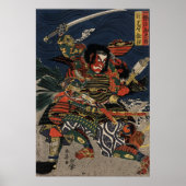 Die Samurai-Krieger Tadanori und Noritsune Poster (Vorne)
