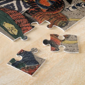 Die Samurai-Krieger Tadanori und Noritsune Puzzle (Seite)