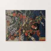 Die Samurai-Krieger Tadanori und Noritsune Puzzle (Horizontal)