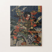 Die Samurai-Krieger Tadanori und Noritsune Puzzle (Vertikal)