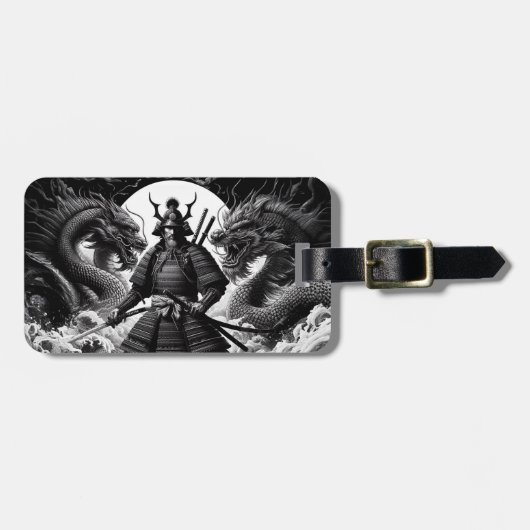 Die Samurai und die Drachen Gepäckanhänger (Vorderseite horizontal)