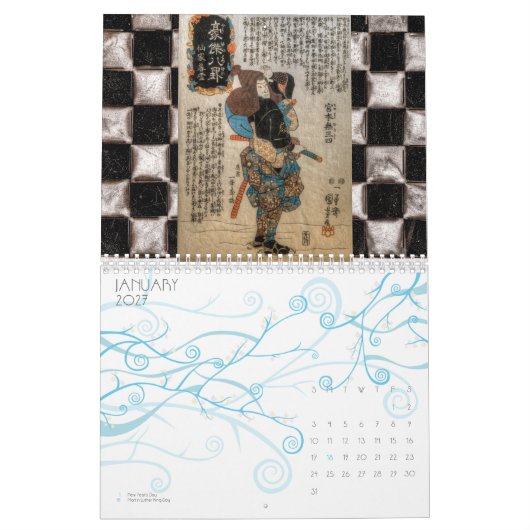 Die Samurais Kalender (Jan 2027)