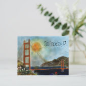 Die San Francisco Golden Gate Bridge Postcars Postkarte (Stehend Vorderseite)