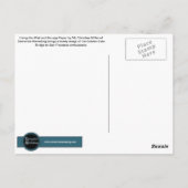 Die San Francisco Golden Gate Bridge Postcars Postkarte (Rückseite)