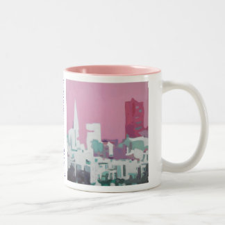 Die San Francisco Skyline Zweifarbige Tasse