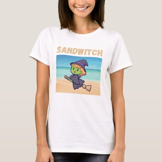 Die "sandWITCH" T-Shirt (Vorderseite)