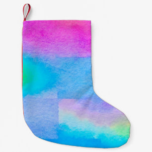 Die sanfte Art nice Color spritzt. Oberflächengest Kleiner Weihnachtsstrumpf