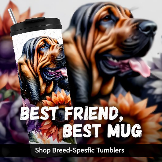 Die sanfte, blumengeschmückte Serenität des Bloodh Thermosbecher