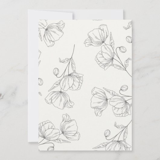 Die sanfte Jahreszeit spart das Datum Save The Date (Rückseite)