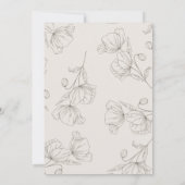 Die sanfte Jahreszeit spart das Datum Save The Date (Rückseite)