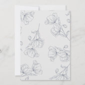 Die sanfte Jahreszeit spart das Datum Save The Date (Rückseite)