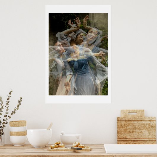 Die sanfte Tanzbewegung (Multi Nr. 7) Poster (Küche)