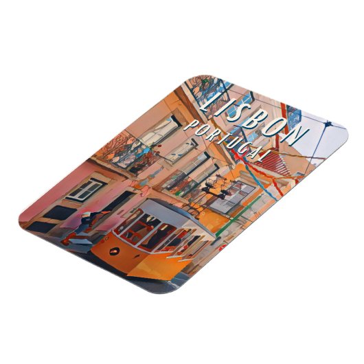 Die Sanftheit von Lissabon Magnet (Linke Seite)