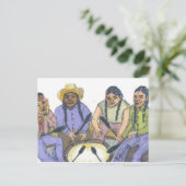 Die Sänger Postkarte (Stehend Vorderseite)