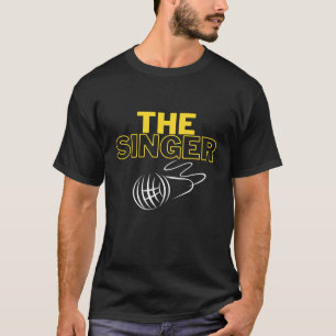 Die Sängerin Simple Band Microphone T-Shirt