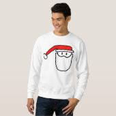 Die Sankt-Vater-Weihnachtspullover-Sweatshirt der Sweatshirt (Vorne ganz)