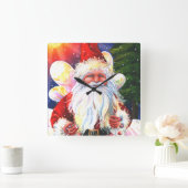 Die Santa-Fee Quadratische Wanduhr (Zuhause)