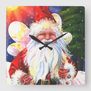 Die Santa-Fee Quadratische Wanduhr