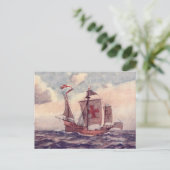 "Die Santa Maria " der weißen Stern-Linie Postkarte (Stehend Vorderseite)