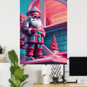 Die Santa-Reise Poster (Heimbüro)