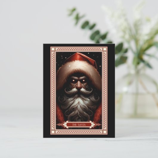 Die Santa Tarot Card Postkarte (Stehend Vorderseite)