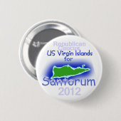 Die Santorum JUNGFERNINSELN Knopf Button (Vorne & Hinten)