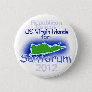 Die Santorum JUNGFERNINSELN Knopf Button