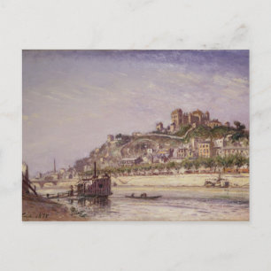 Die Saone in Lyon, 1875 Postkarte