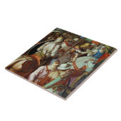 Die Saracen Armee außerhalb Paris, ANZEIGE 730-32 Fliese (Seite)