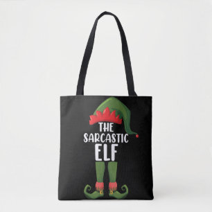 Die sarkastische Elf-Familie passende Gruppe Weihn Tasche