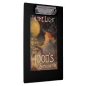 Die Sarsaparille-förderndes Plakat der Haube Klemmbrett (Rechts)