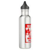 Die Sasquatch #USAPatriotGraphics © nicht Gefütter Edelstahlflasche (Links)