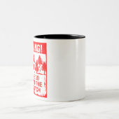 Die Sasquatch #USAPatriotGraphics © nicht Gefütter Zweifarbige Tasse (Mittel)