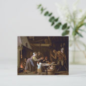 Die Satyrer und die Familie Postkarte (Stehend Vorderseite)