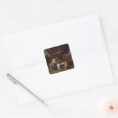 Die Satyrer und die Familie Quadratischer Aufkleber (Umschlag)