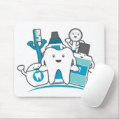 Die saubere Zahn-Gruppe Mousepad (Mit Mouse)