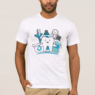 Die saubere Zahn-Gruppe T-Shirt