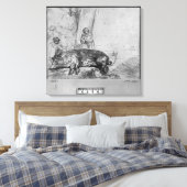 Die Saue, 1643 Leinwanddruck (Insitu (Schlafzimmer))