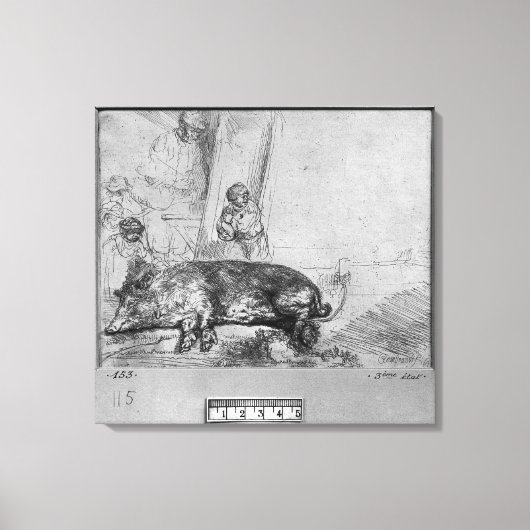 Die Saue, 1643 Leinwanddruck (Vorderseite)