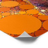 Die Säulen der Schöpfung, im Adlernebel Poster (Ecke)