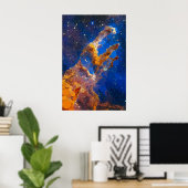 Die Säulen der Schöpfung, im Adlernebel Poster (Heimbüro)