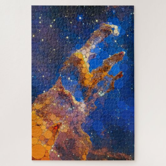 Die Säulen der Schöpfung, im Adlernebel Puzzle (Vertikal)