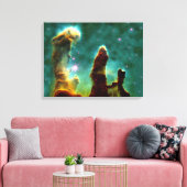 Die Säulen der Schöpfung Leinwanddruck (Insitu (Wohnzimmer))