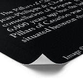 Die Säulen der Schöpfung (M16) Poster (Ecke)