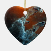 Die Säulen der Schöpfung | MIRI | JWST Keramik Ornament (Hinten)