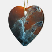 Die Säulen der Schöpfung | MIRI | JWST Keramik Ornament (Links)