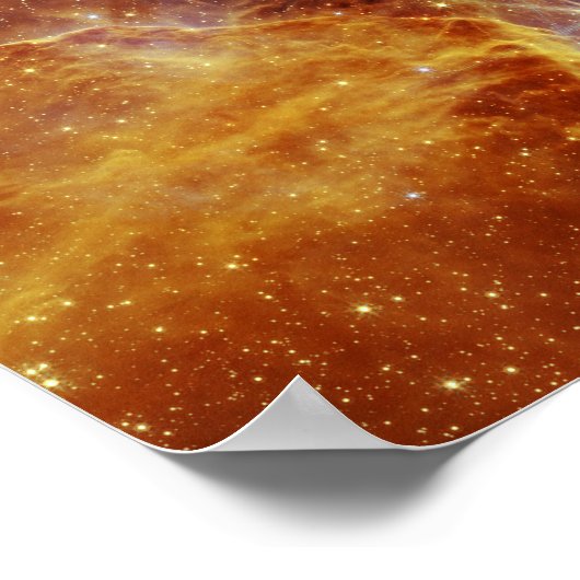 Die Säulen der Schöpfung NIRCam | JWST Poster (Ecke)