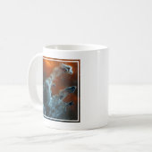 Die Säulen der Schöpfung wurden mittendrin. Kaffeetasse (Vorderseite Links)