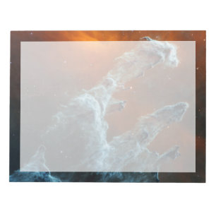 Die Säulen der Schöpfung wurden mittendrin. Notizblock