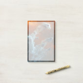 Die Säulen der Schöpfung wurden mittendrin. Post-it Klebezettel (Auf Schreibtisch)